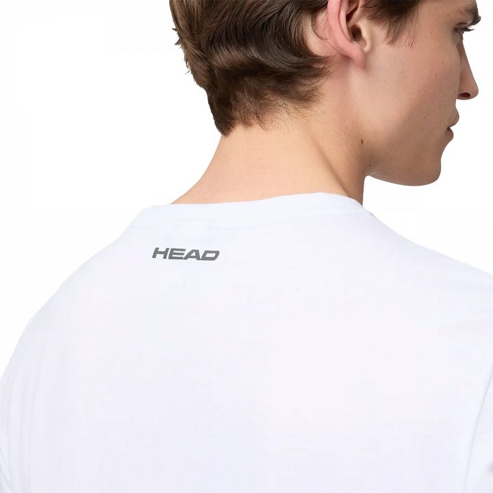Head Vision T-Shirt White / Navy